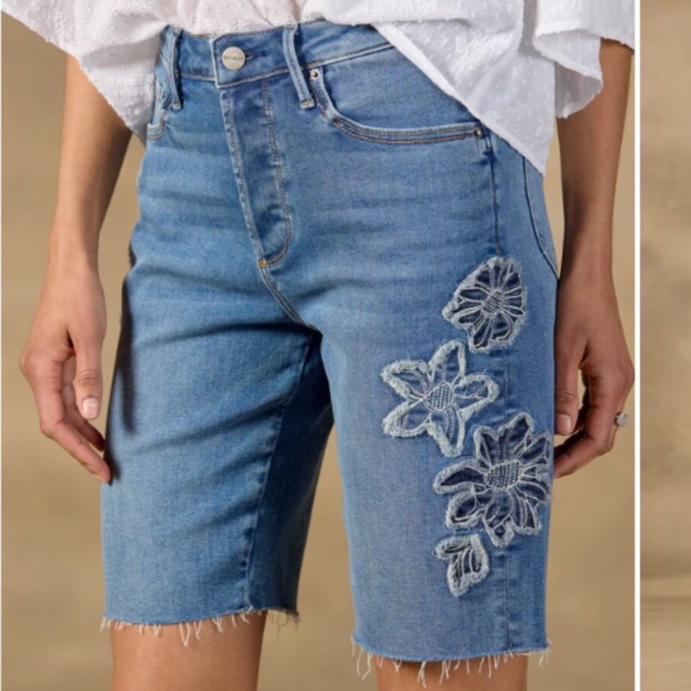 NWT Driftwood Denim Palmeri Bermuda Shorts